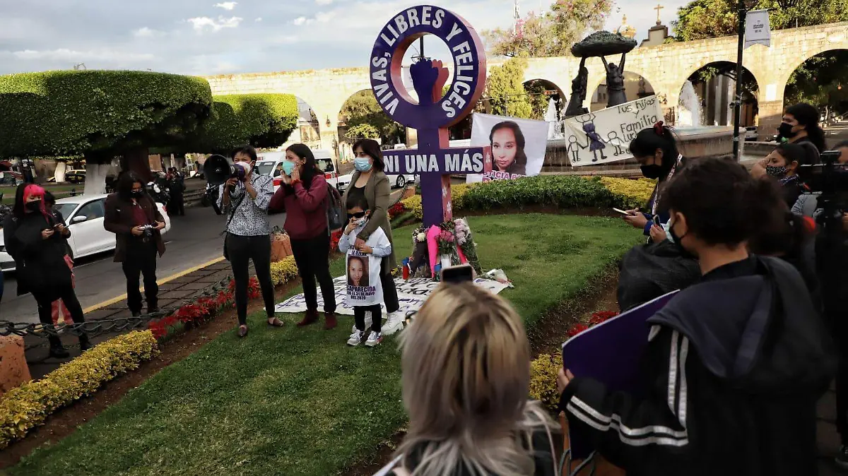 Patricia Paniagua manifestación